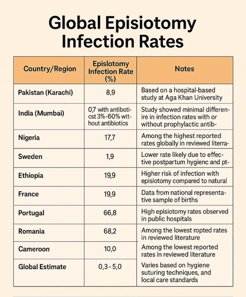 Episiotomy Stitches Pain Relief: A Comprehensive Guide for Postpartum Recovery| HEH 2 global episiotomy infection rates